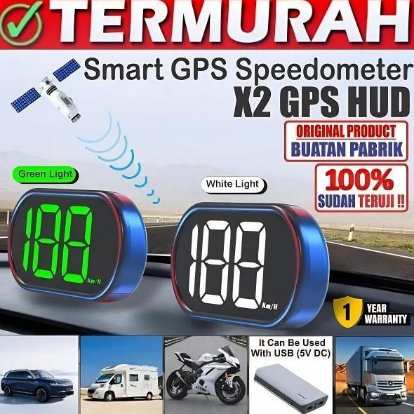 Promo Speedometer Mobil Digital Speedometer GPS Digital KM/H dengan Tampilan Huruf Besar LED untuk M