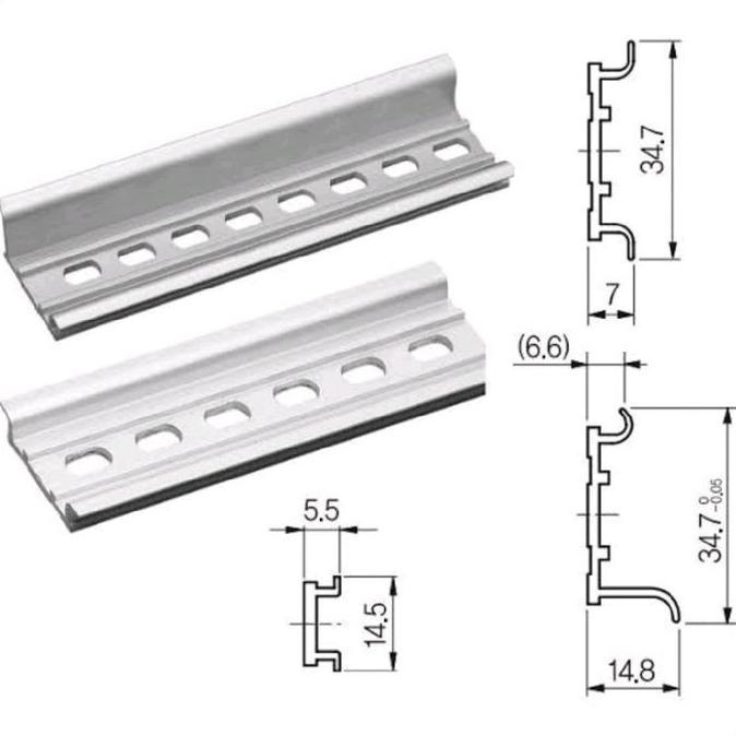 Promo HANYOUNG NUX REL MCB DIN RAIL ALUMUNIUM HYBT-01 HY BT01 BT-01 1F 1 FUNGSI 1 FUNGSI Diskon