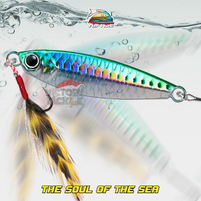 RIPTIDE BLITZ KOIKA GEN2 MICRO JIG ASSIST HOOK BULU TREBLE BERAT 10 15 20 GRAM
