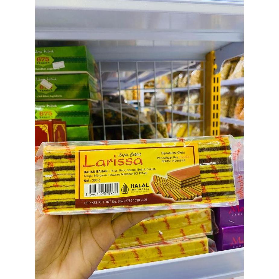 Lapis Legit Coklat Spesial Larissa 300Gr Awet Tahan Lama Kue Basah Halal Pasti Promo