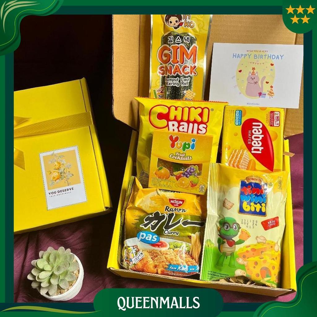 Hampers Snack Box Kado Ulang Tahun Cewek Cowok Hadiah Lebaran Natal Tahun Baru S Ori