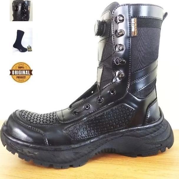 Sepatu PDL Tali Putar, Sepatu Tni tali putar, Sepatu Satpam Talibputar, sepatu Tali putar, sepatu bo
