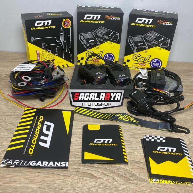 BEBAS ONGKIR - Duromoto GP1 + Saklar + Relayset Duromoto Original Duromoto