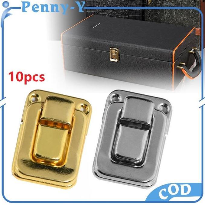 POALA 10pcs Kunci Pengait Box Gembok Box Kuncian Koper Kunci Kotak Perhiasan