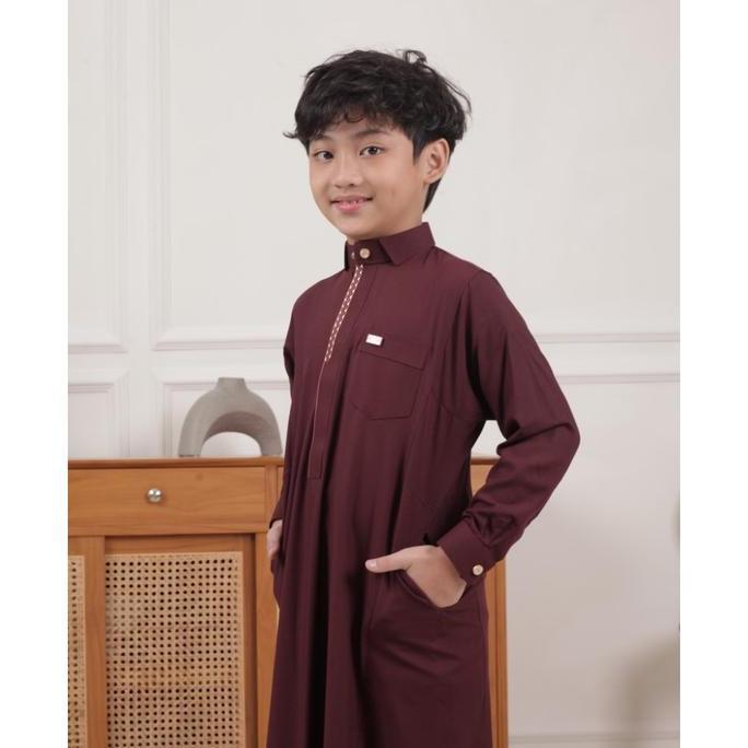 Qori Apparel Jubah / Gamis Uwais Al Qarni (Lengan Manset) Uga-2