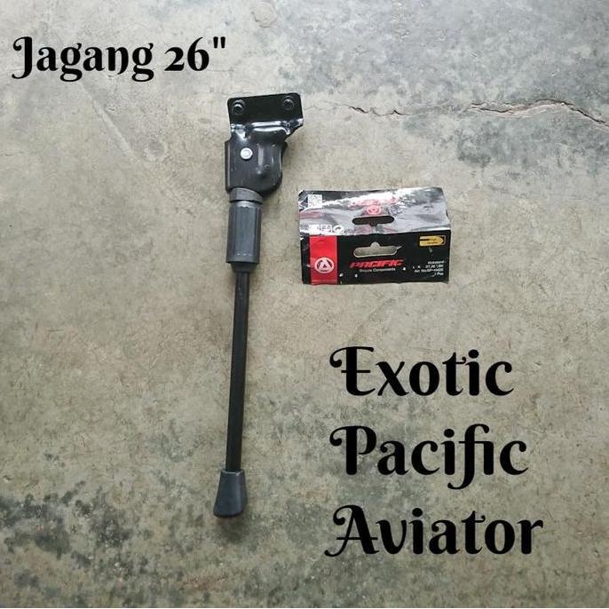Murah Standar Samping Jagang Sepeda 26 Pacific Exotic 2 Lobang Non COD