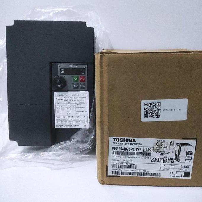 TERBARU TOSHIBA INVERTER VF15-4075PL-W1 7,5Kw 380V 3Phase 10HP  TOSHIBA INVERTER Original