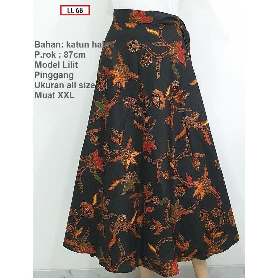 Bawahan Batik Rok Batik Lilit Panjang Rok Batik Lilit LS