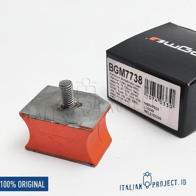 Karet Bantalan Shock Belakang BGM PRO Vespa Smallframe Largeframe