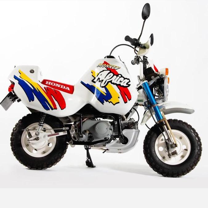 Sticker Stiker Decal Honda Z50 Monkey Baja Africa Hatesix Forsale