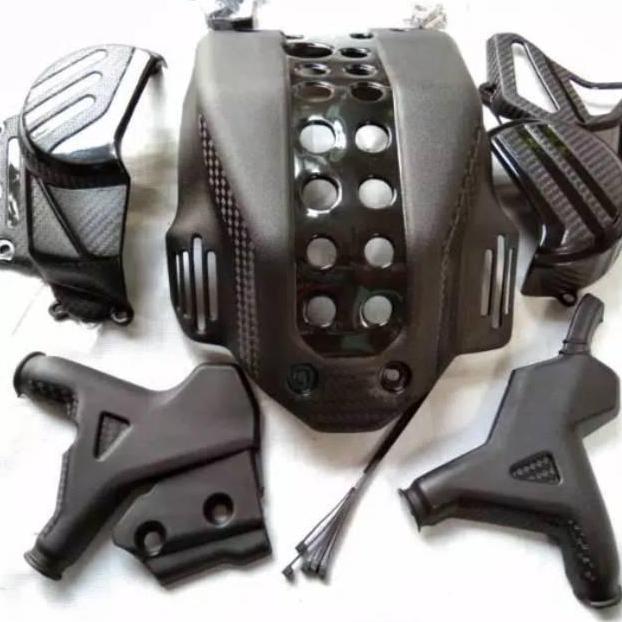 Tutup Mesin Crf 150L Full Set / Engine Guard Crf 150L Ful / Engine Gat Crf 150 Full Plastik Abs Sepe