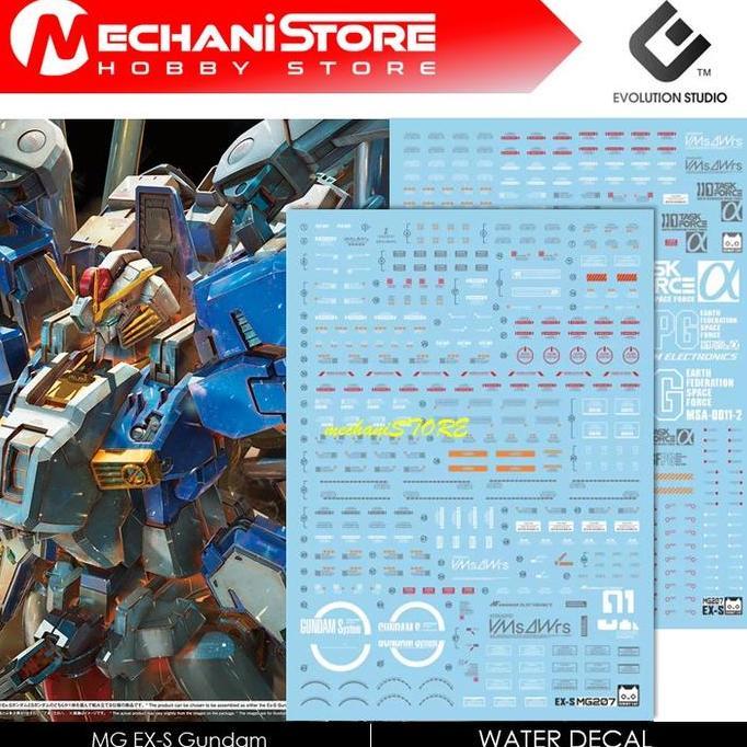 Funny Cat x EVO Decal MG - MG207 EX-S Gundam