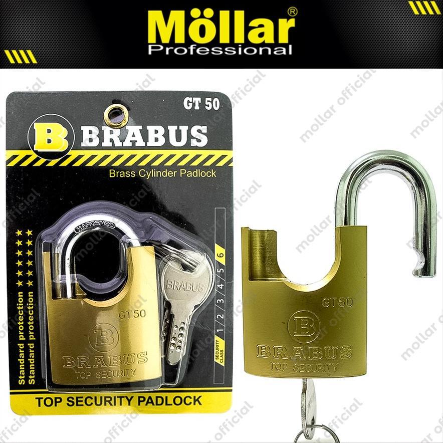 GEMBOK BRABUS Jaket Gembok Kuningan Computer Brass Padlock 50mm / 60mmKODE BARANG :  50MM : GEMBOKKN