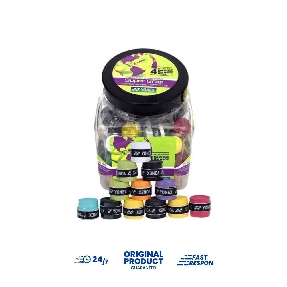 GRIP KARET RAKET BADMINTON TENNIS YONEX SUPER GRIP AC102EX ORIGINAL
