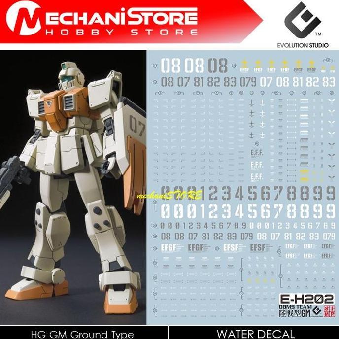 EVO Decal HG - HG202 GM Ground Type