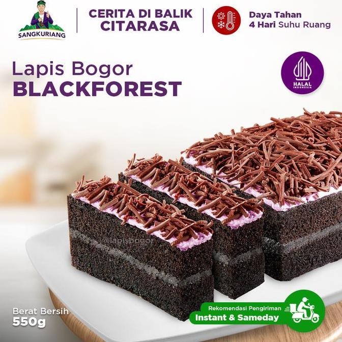 Lapis Bogor Sangkuriang Blackforest - Reguler Pack (550gr)