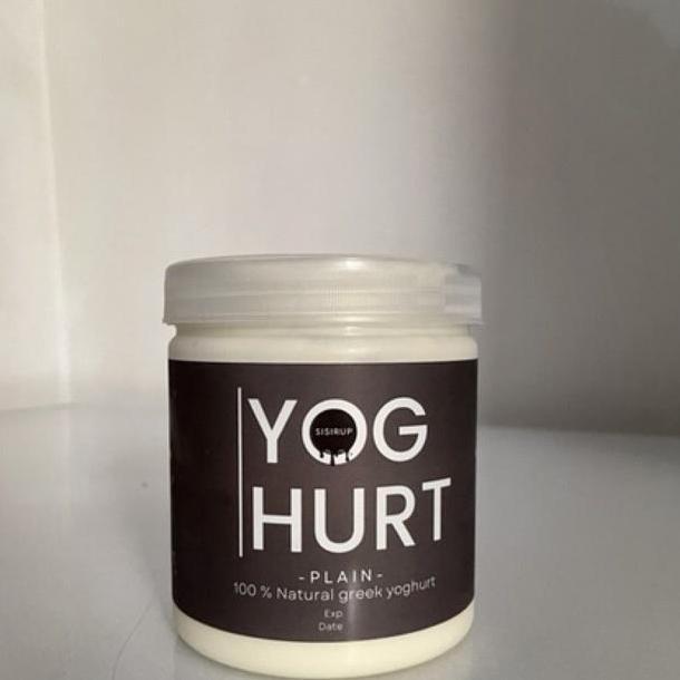 Greek Yoghurt Plain 500 GR / Homemade Greek Yoghurt Sisirup