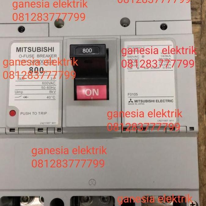 Promo MCCB breaker Mitsubishi Nf800-cw 800a nf-800cw 800 a Diskon