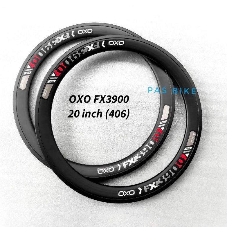 Sepasang Rim 20 Inch 36 Hole Untuk Seli Dan Bmx Pelek Oxo Fx3900
