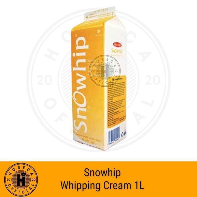 WHIPPING CREAM SNOWHIP NON DAIRY CREAM 1000ML / KRIMER CAIR 1 LITER