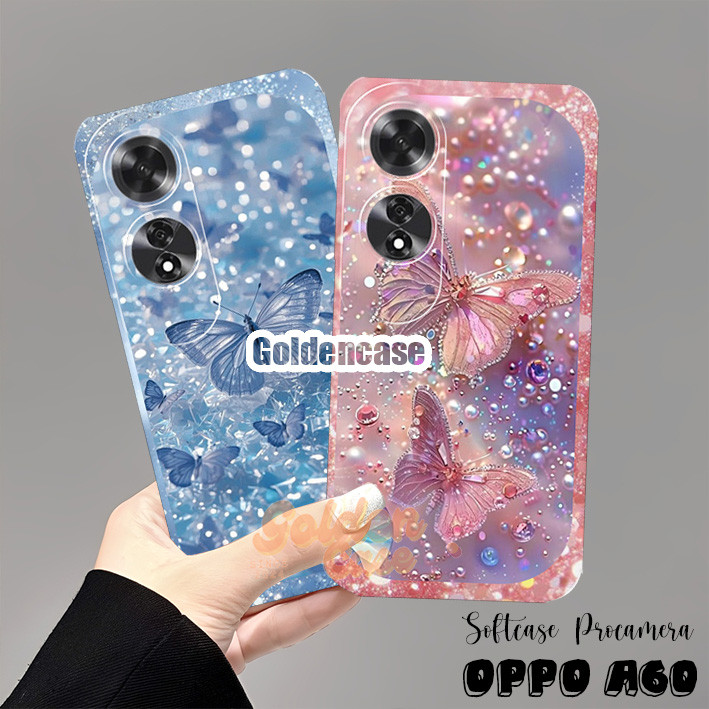 [147] Case Compatible Oppo A60 A78 A58 A18 A38 A17 A98 4g 5g Case Lentur - Case Keren Kekinian Butte