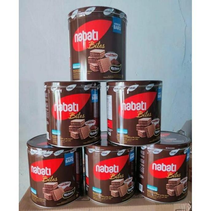 Wafer Nabati 2 Kaleng Nabati Kaleng Keju Coklat Wafer Nabati Bites Kemasan Kaleng Coklat Keju Termur