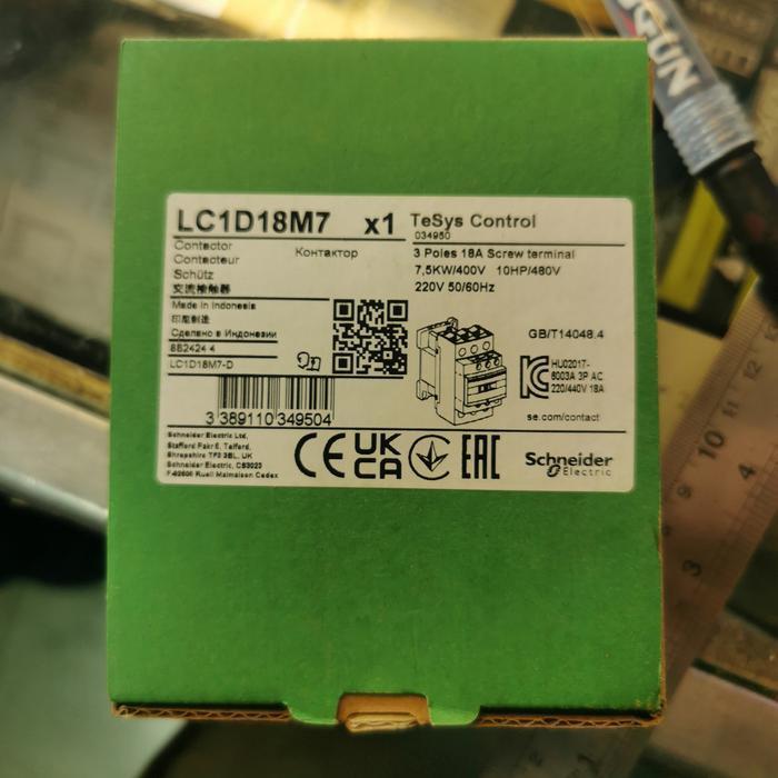 Contactor 18A Schneider Lc1D18M7 Schneider Kontaktor Schneider Lc1D18M7 New Stok