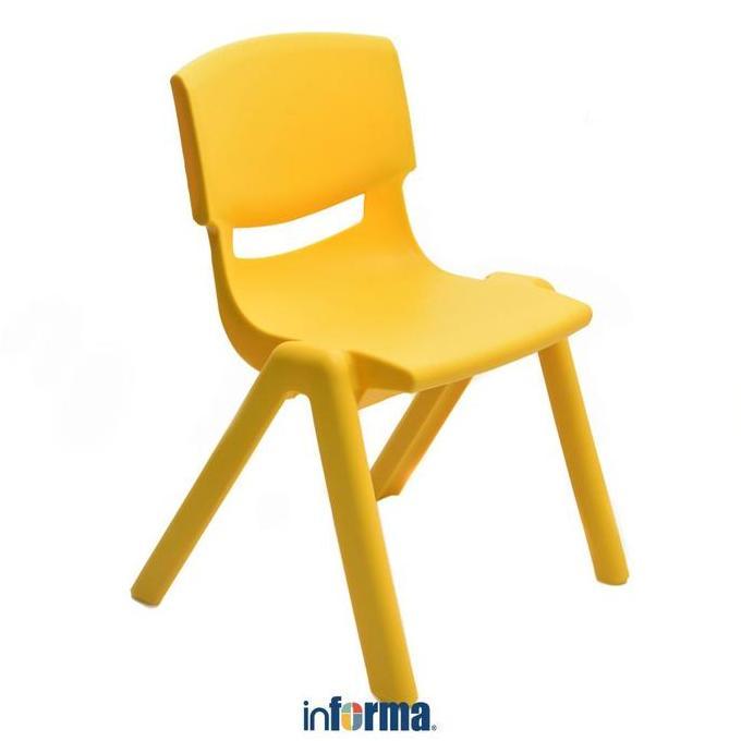 Informa Yaris Kursi Anak - Kuning Bangku Plastik Tempat Duduk Balita Kursi Paud Tkk