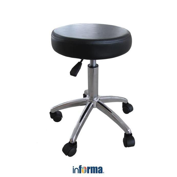 Informa Travis Bangku Salon Dengan Roda Saloon Chair Kursi Perawatan Potong Cukur Rambut Tempat Dudu