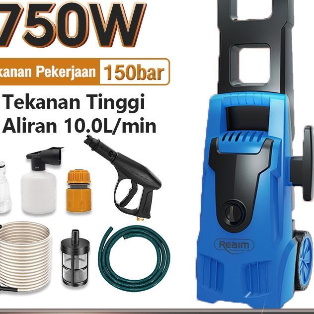 Reaim 750W Mesin Cuci Mobil Dan Motor Mobil Jet Cleaner Alat Cuci Motor Pressure Washer Alat High Pr