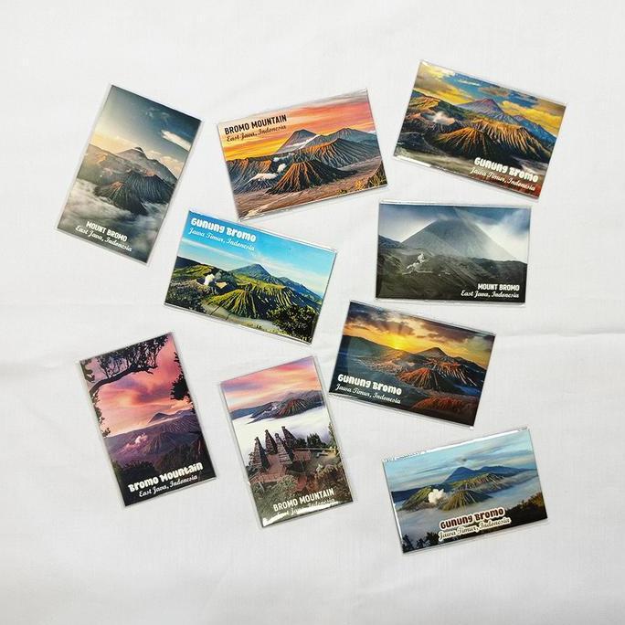 FRIDGE MAGNET SOUVENIRS || Magnet Tempelan Kulkas Indonesia Edisi Gunung Bromo