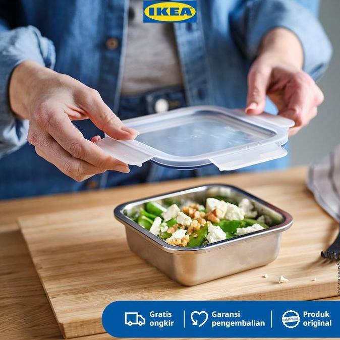 Saveme- Ikea 365+ Tutup Tempat Makan Persegi Plastik