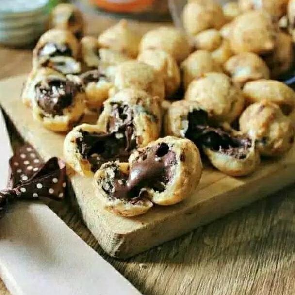 kue soes kering coklat 2 kg /sus coklat /grosir sus kiloan/sus kering