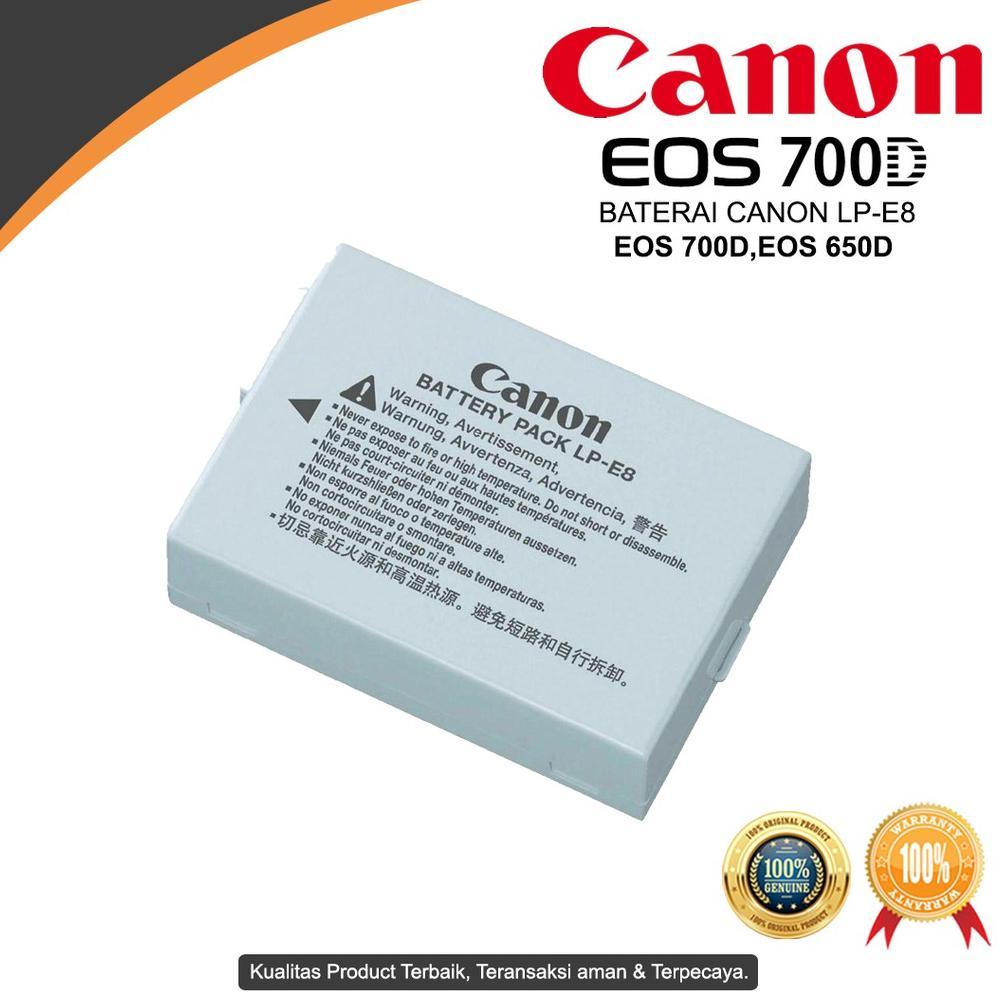 TERBARU Baterai Kamera LP-E8 untuk Canon EOS 700D / EOS 650D