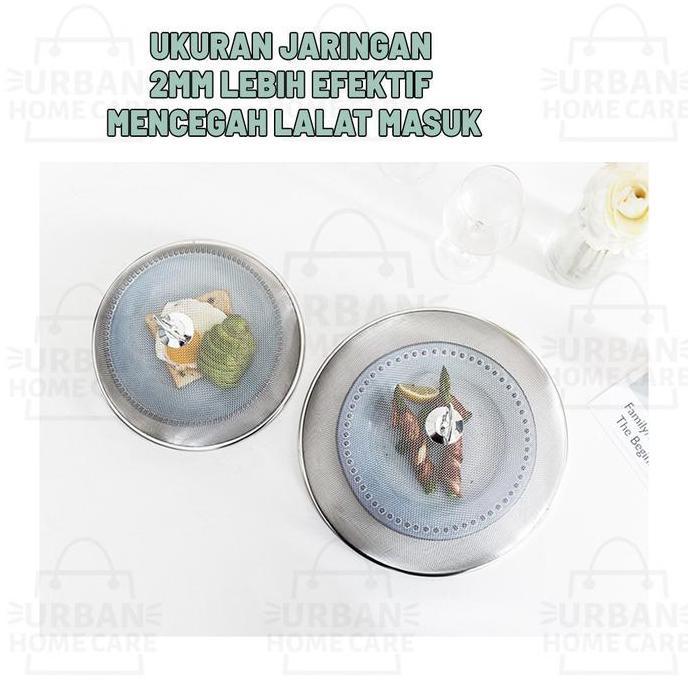 Tudung saji 28/30/35/40cm Stainless Mesh Food Cover/Tudung Saji Stainless Estetik/ Penutup Makanan M