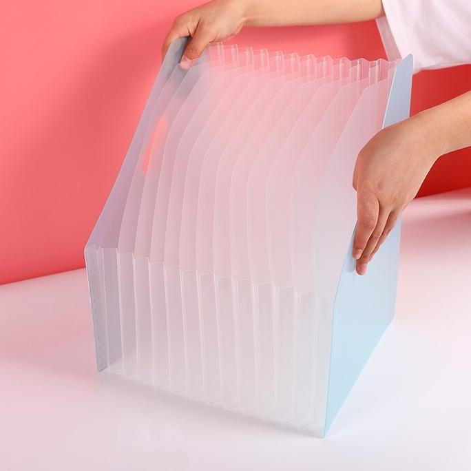Notbad- Standing File A4 / File Folder Document Bag / Tas Dokumen File File Filling Folder 13 Sekat