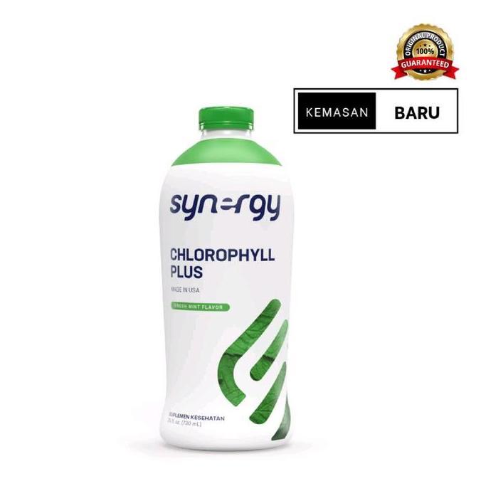 Clearx- Synergy Chlorophyll Plus 730 Ml Minuman Herbal Alami Dengan Rasa Mint Membantu Pembersihan D