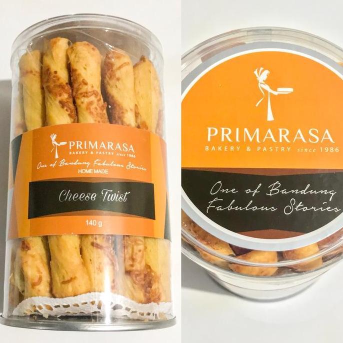 Miliki Cheese Twist Prima Rasa Bandung - Kue Pastry Snack Keju Primarasa