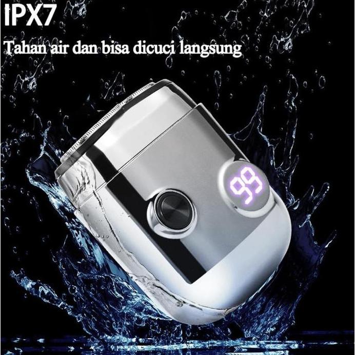 Alat Cukur Kumis Dan Jenggot Led Cukur Kumis Elektrik Pria Shaver Pencukur Jenggot Dan Kumis Elektri