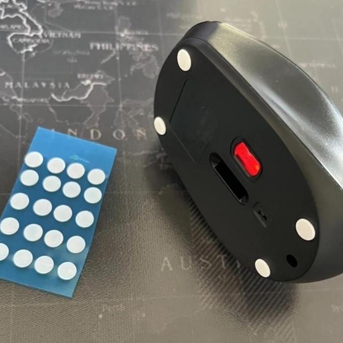 WOVLO 20pcs/Set Mouse Feet Glide Mouse Feet Universal Mousefeet Skates Kaki Mouse/Feet Glide Univers