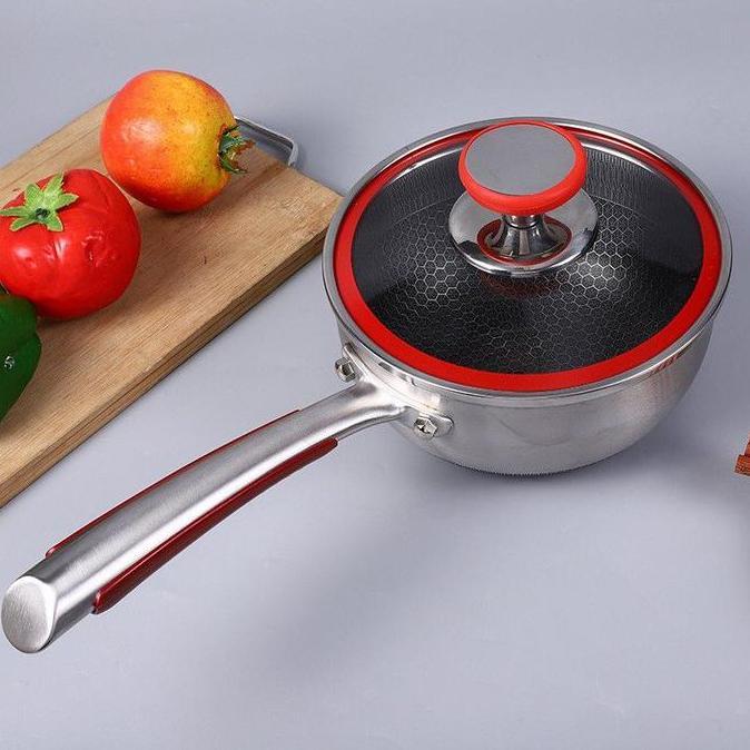 [MS] Panci Honeycomb Stainless Steel 316 / Panci Susu Anti Gores