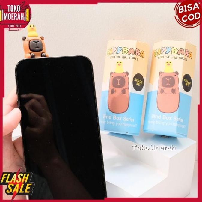 MISTERI BOX HIPPERS CAPYBARA LUCU UNIK MYSTERY BOX TEMPELAN HANDPHONE CAPYBARA IMUT BLIND BOX HIPPER