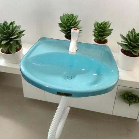 Wastafel Plastik PVC INNOPLAS / Wastafel Cuci Tangan PVC Komplit Air Set