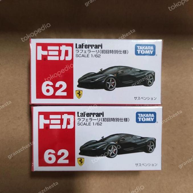 Promo TOMICA REGULER #62 1/62 FERRARI LaFerrari BLACK Diskon