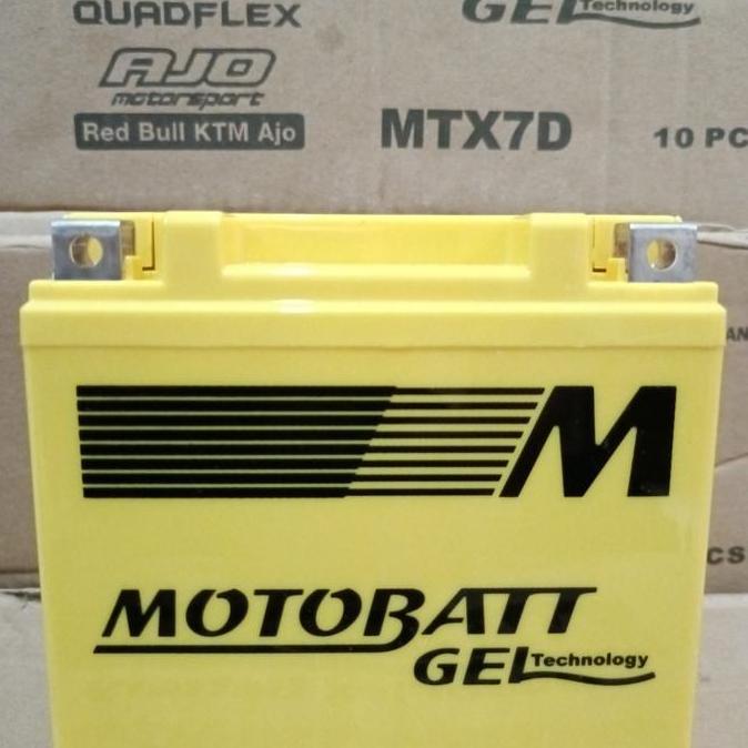 Promo MOTOBATT Aki Motor Gel Kering Bebas Perawatan 12V 9Ah MTX9 Quadflex Technology Untuk Suzuki Th