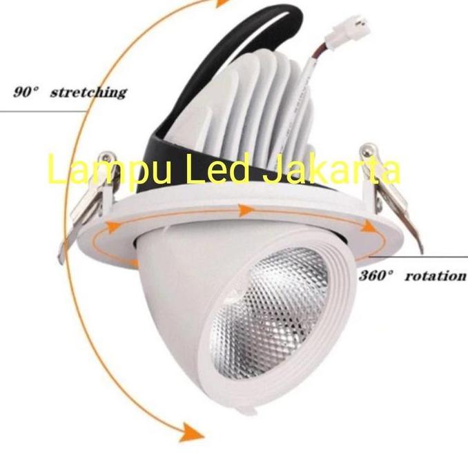 lampu downlight keong LED 30watt 40watt. lampu keong spotlight inbow. lampu keong spotlight 30w 40w.