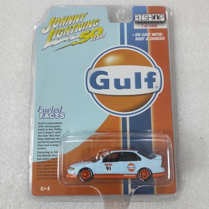 Promo JOHNNY LIGHTNING 50 YEARS 1996 HONDA ACCORD GULF Diskon