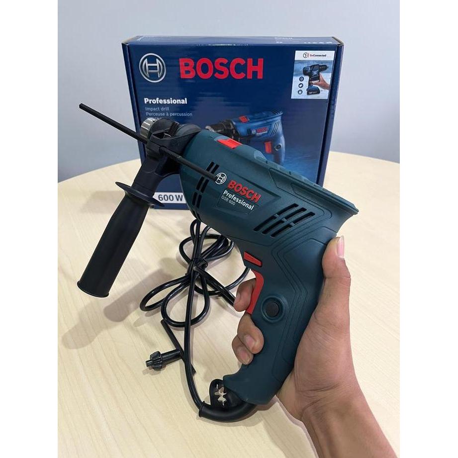 BOSCH Electric Drill 13mm Mesin Bor Beton 13mm Impact Drill GSB 600 Original BOSCH ready