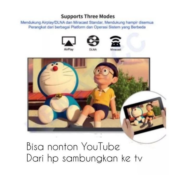 ANYCAST DONGLE MIRACAST ( ALAT UNTUK MENYAMBUNGKAN HP KE TV LED ) PENYAMBUNG PENGHUBUNG HP KE TV
