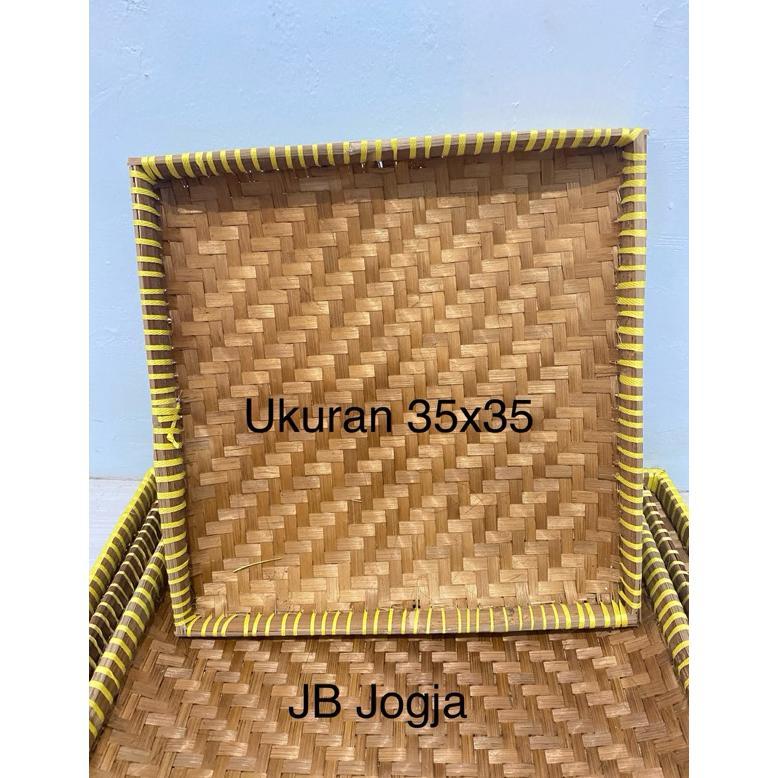 Tampah Kotak 35 X 35 Tampah Bambu Kotak